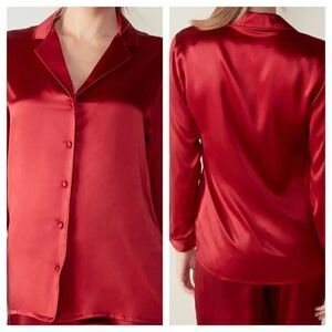 Intimissimi Mannish-Cut Jacket in Silk Satin New Size M